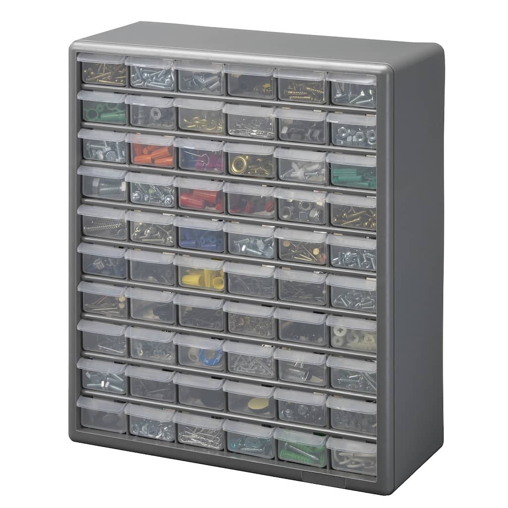 Stack-On 60 Bin Plastic Drawer Cabinet