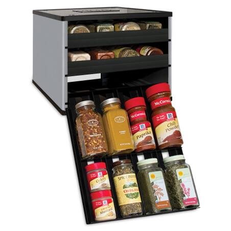Classic SpiceStack 24-bottle Spice Organizer with Universal Drawers