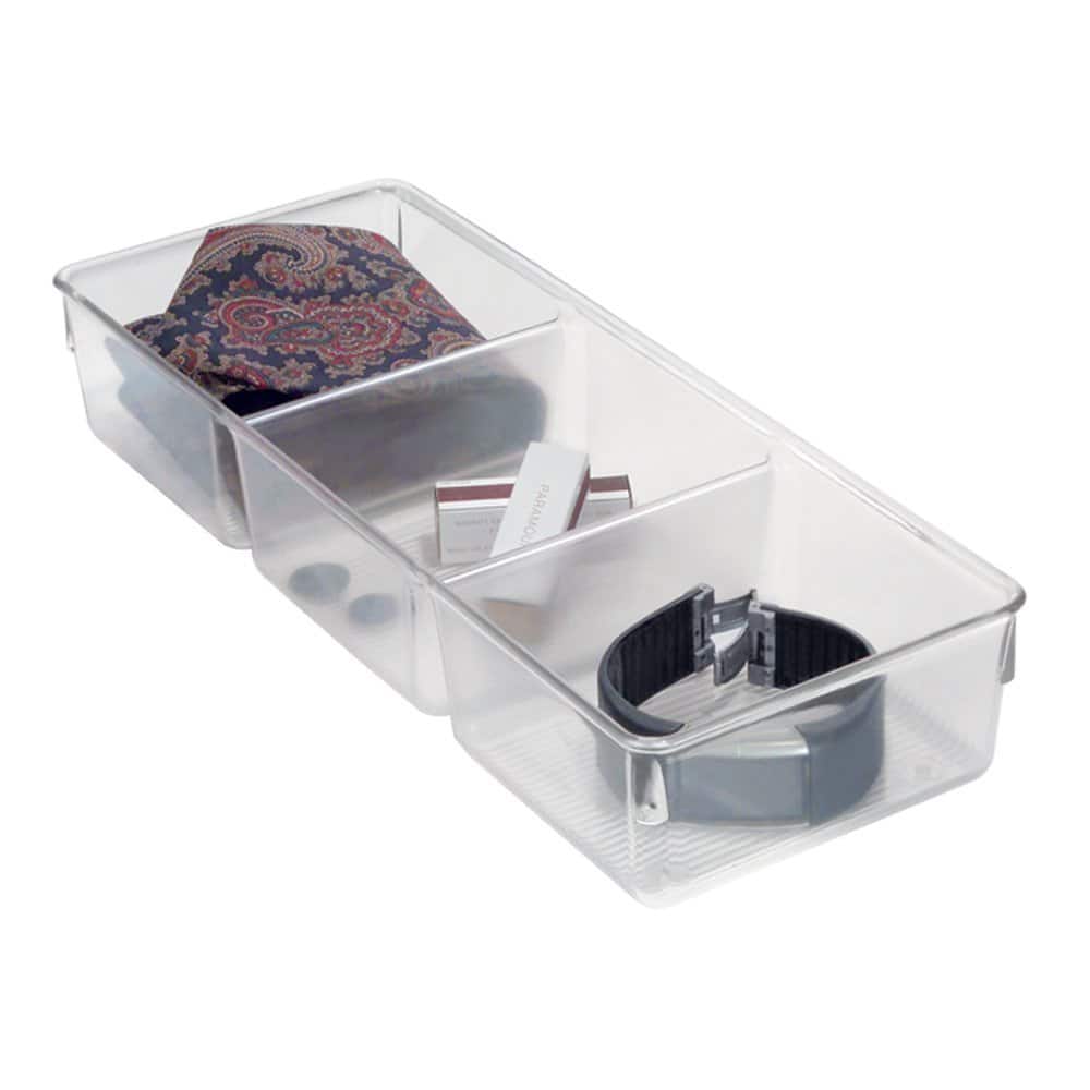 InterDesign Linus 3-Part Dresser Drawer Organizer