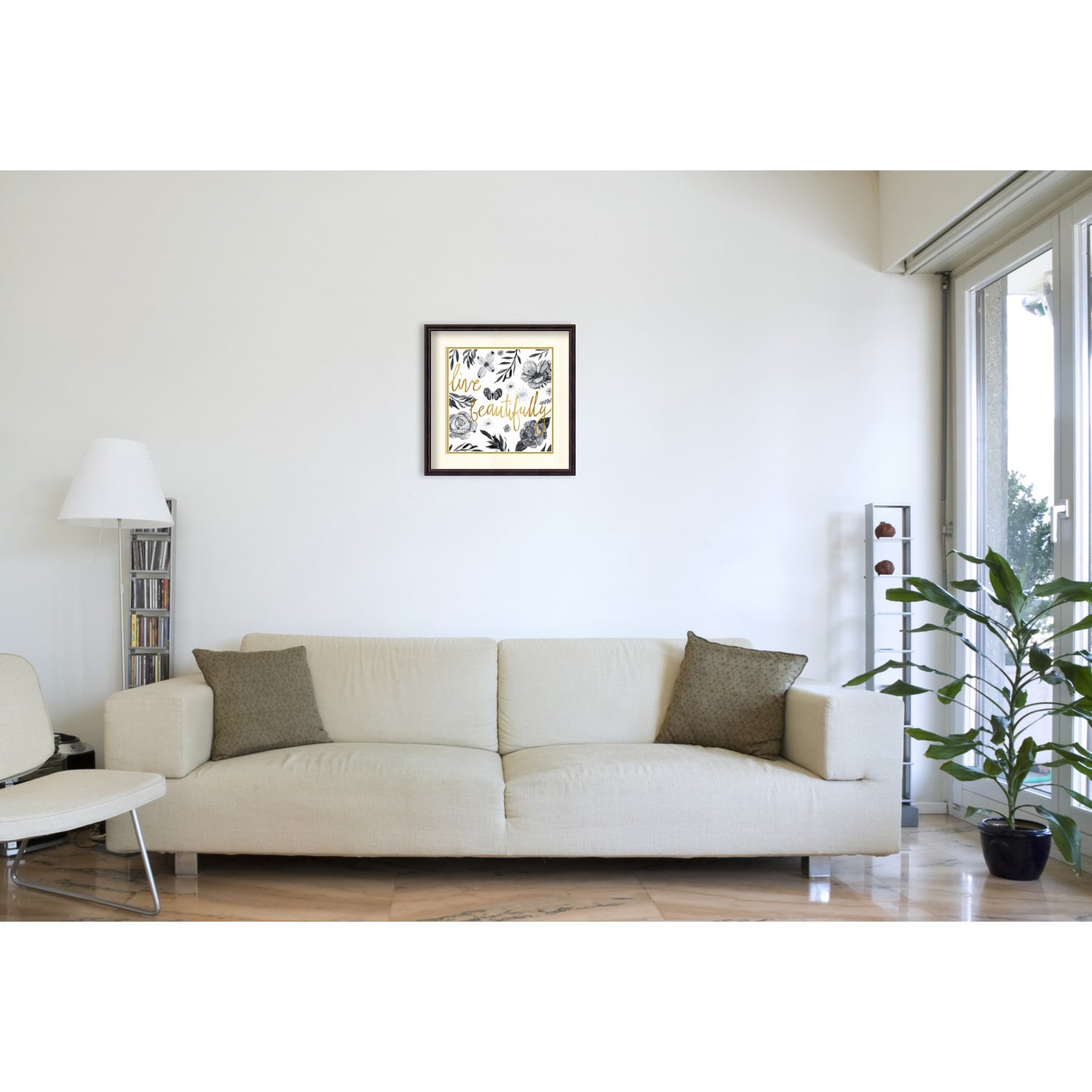 Living Room By Live Beautifully shop sarah zieve miller live beautifully framed art print 24 x 24 inch free shipping today overstock 10481756