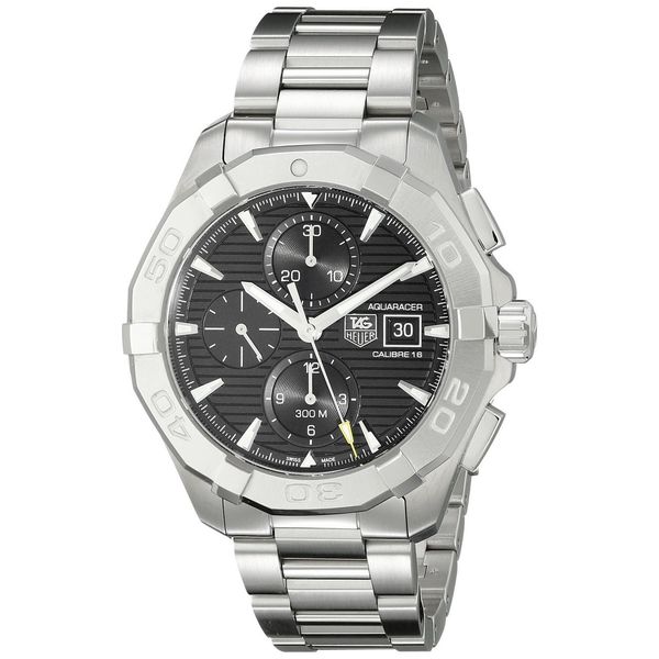 Tag Heuer Men's CAY2110.BA0925 'Aquaracer' Chronograph Automatic Stainless Steel Watch. Opens flyout.