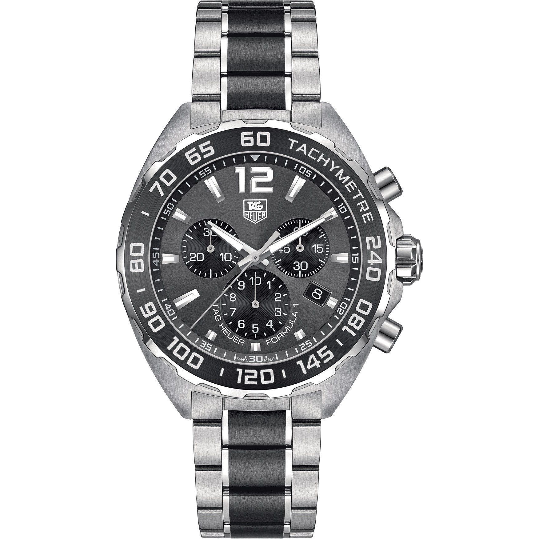 Shop Tag Heuer Men S Caz1111 Ba0878 Formula One Chronograph Two Tone Stainless Steel Watch Overstock 10482310