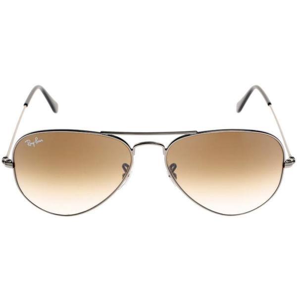 Ray Ban Rb3025 004 51 Size 58 Brown Gradient Lens Gunmetal Frame Aviator Sunglasses On Sale Overstock