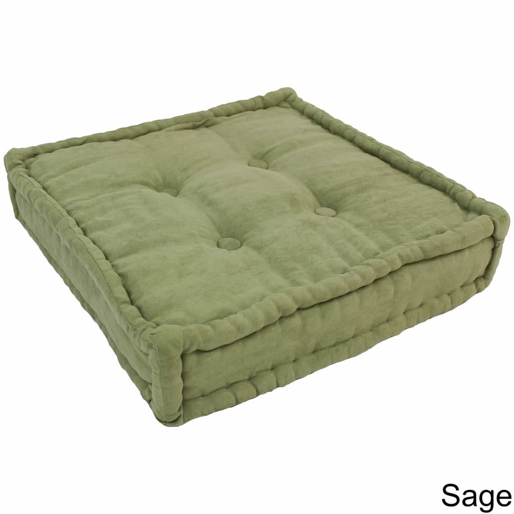 20-inch Microsuede Tufted Floor Pillow