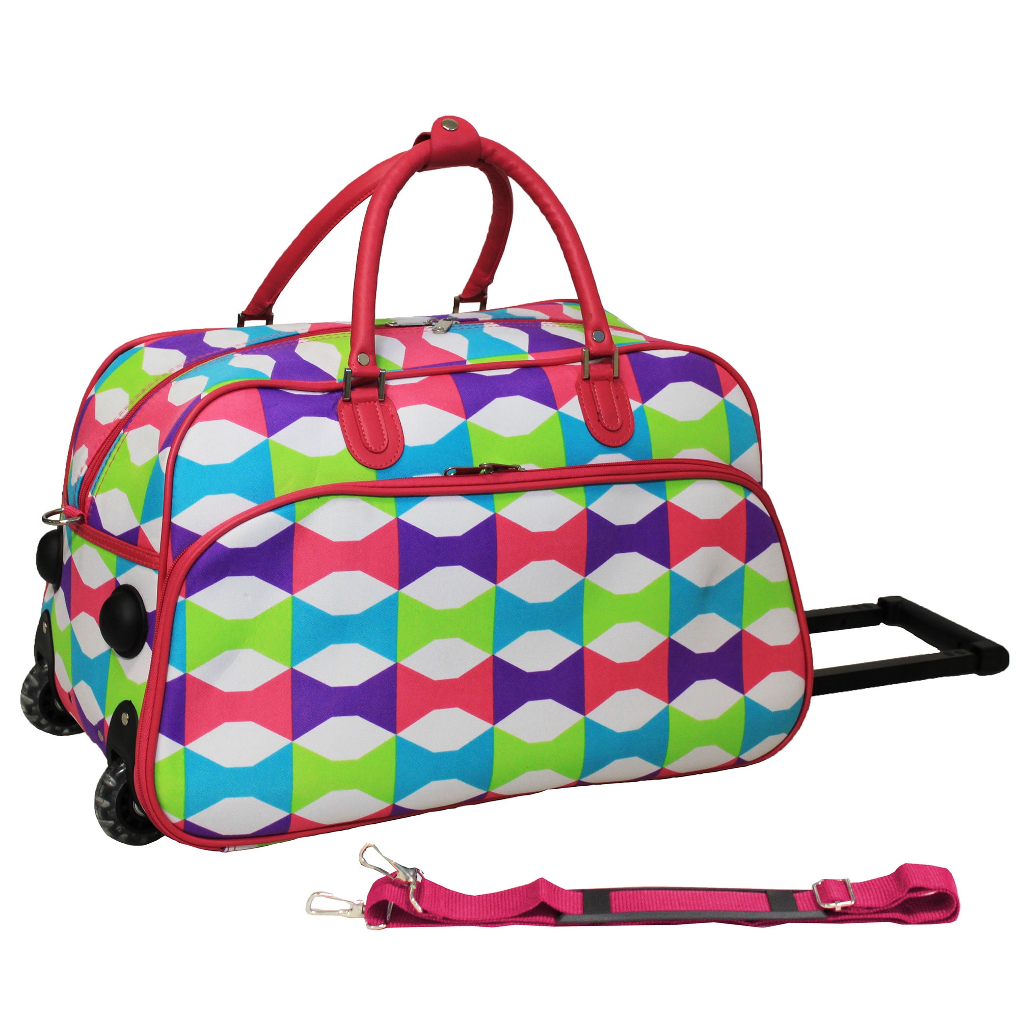 21 inch rolling duffel bag