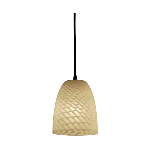 Justice Design Fusion 1-light Dark Bronze Pendant