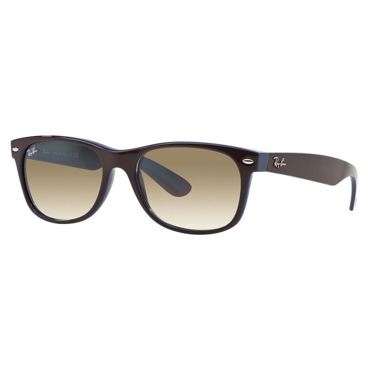 Ray-Ban Men's RB2132 Brown Plastic Square Sunglasses