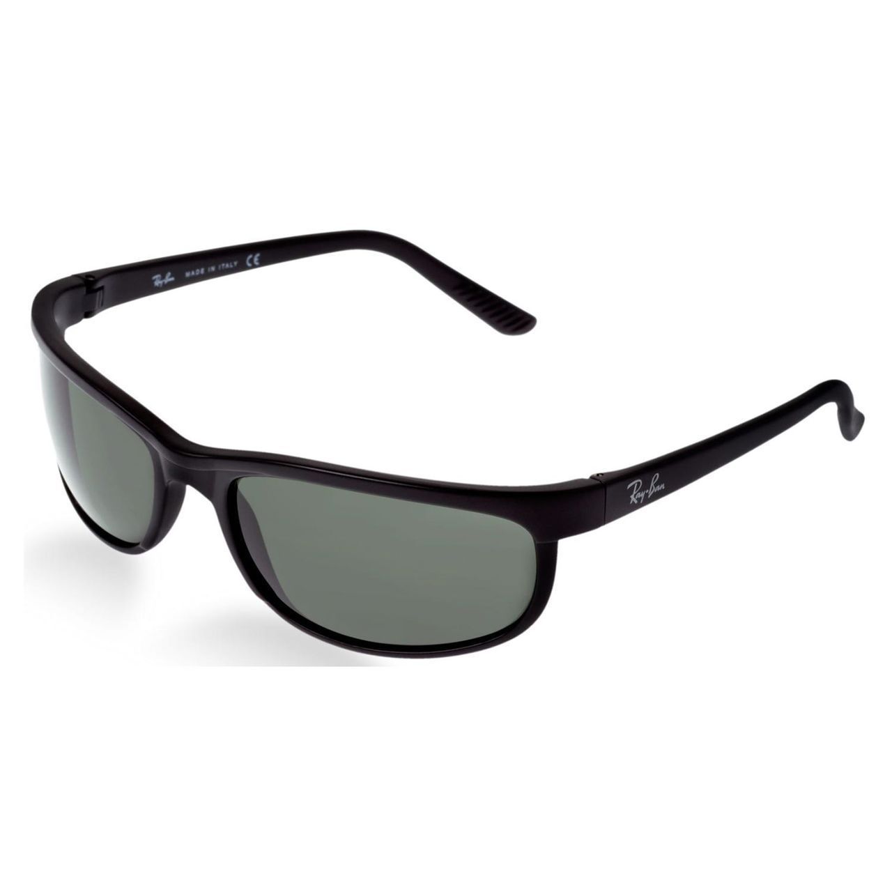 Ray-Ban Men's RB2027 Black Plastic Pillow Sunglasses