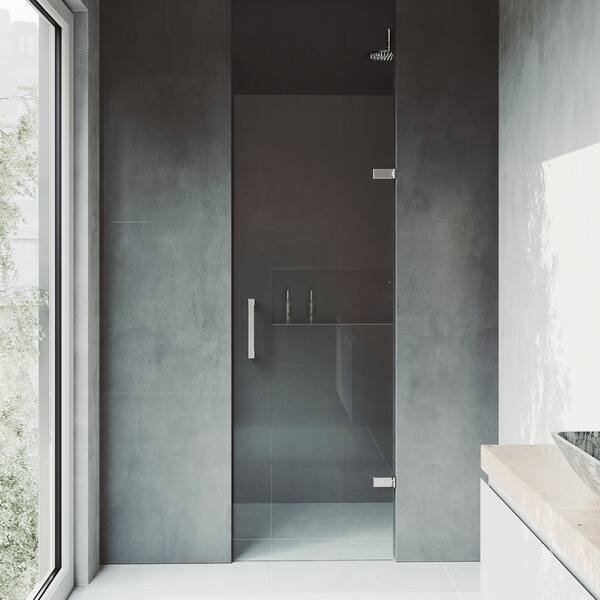 Shop Vigo Soho Clear Adjustable Frameless Shower Door On Sale