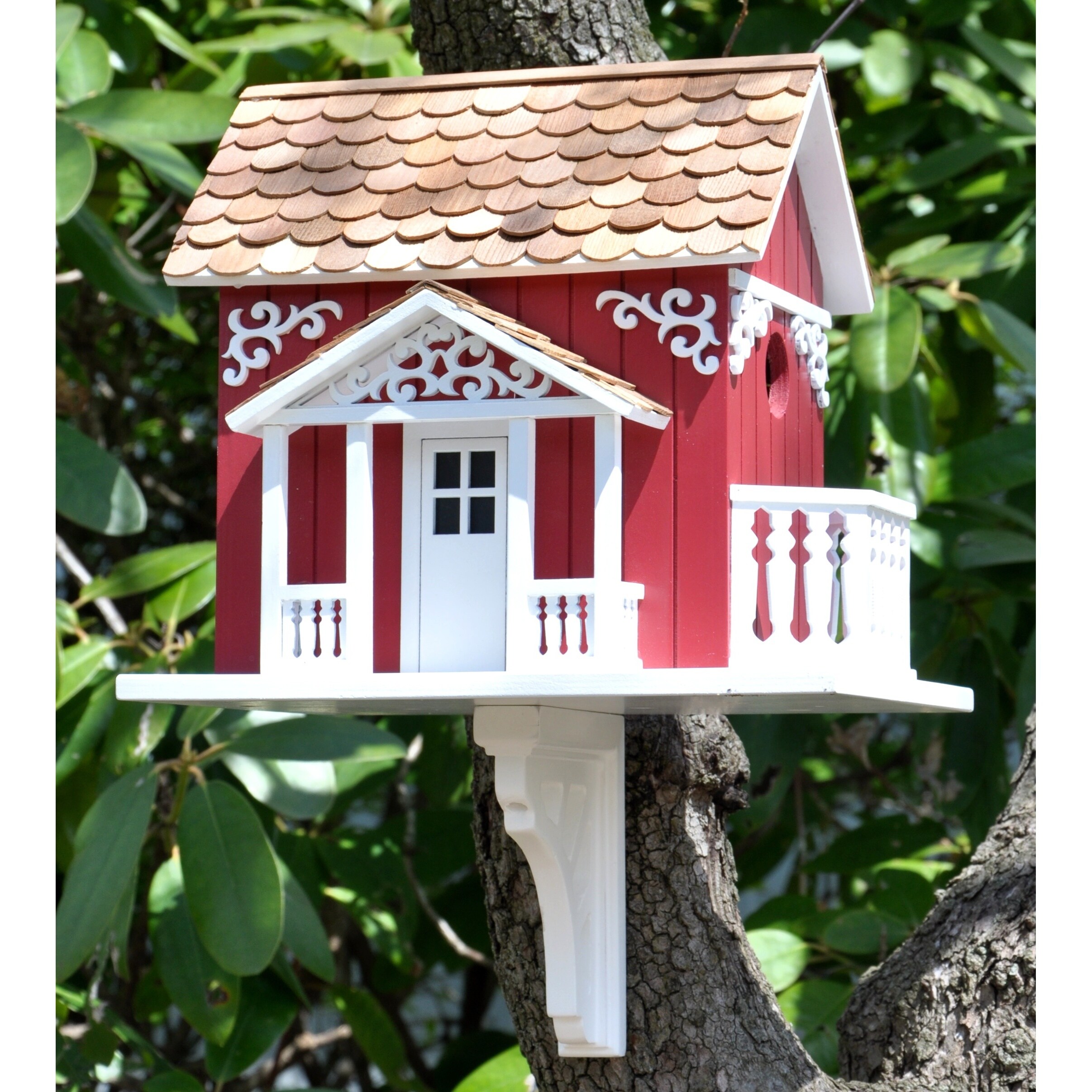 Shop Swedish Cottage Birdhouse Free Shipping Today Overstock