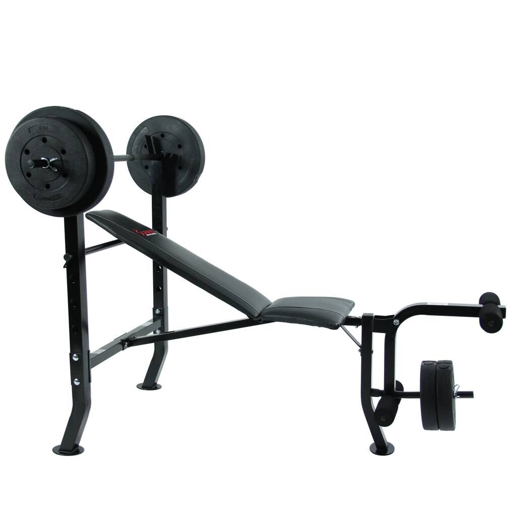 Sunny Health & Fitness SF-BH6510 100-pound Weight Bench Set