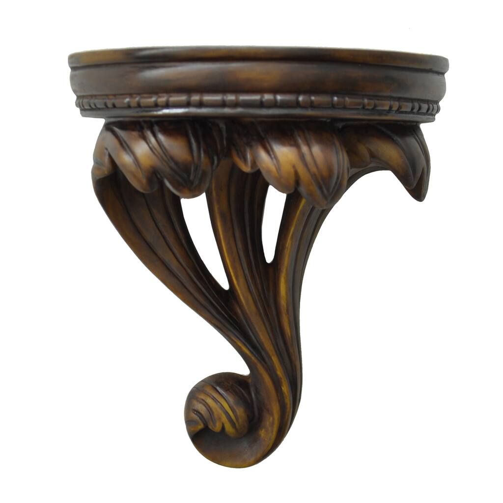 7-inch Brown Resin Wall Decoration