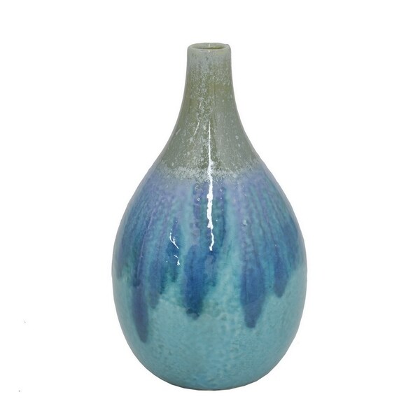 Shop Blue-colored Ceramic Vase Ceramic Vase - Free Shipping Today ...