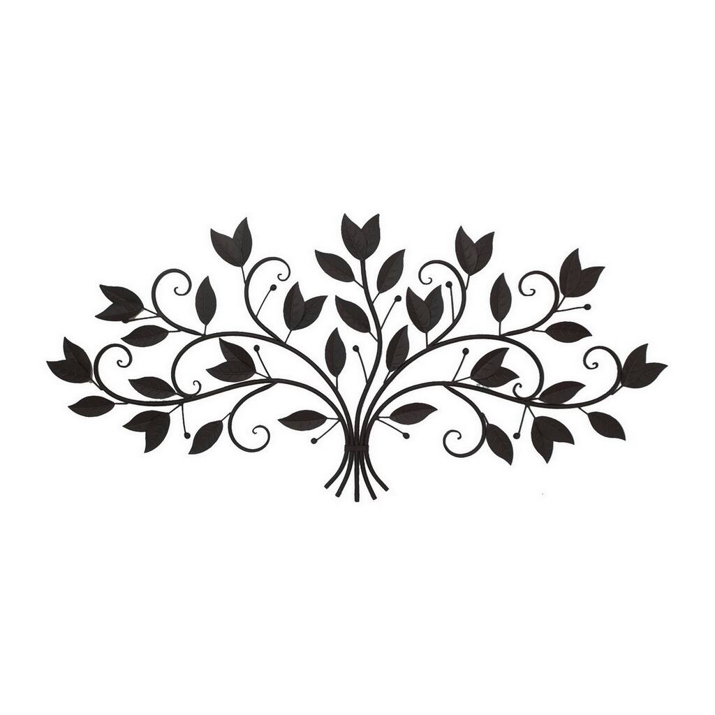 Rust-colored Leaf Wall Art