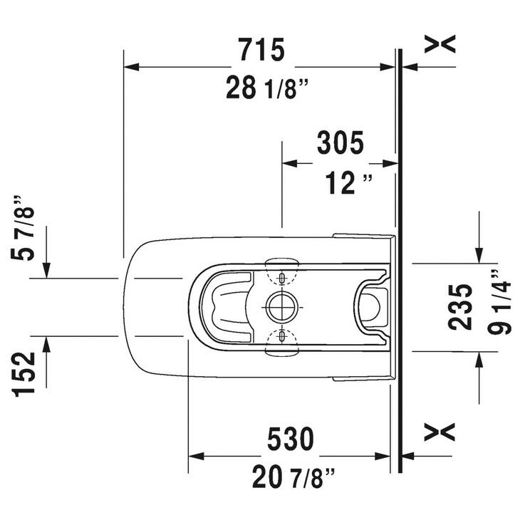 Duravit DuraStyle One-Piece Toilet 2157010085 White