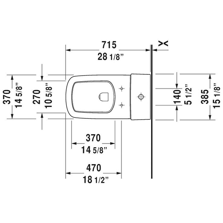 Duravit DuraStyle One-Piece Toilet 2157010085 White
