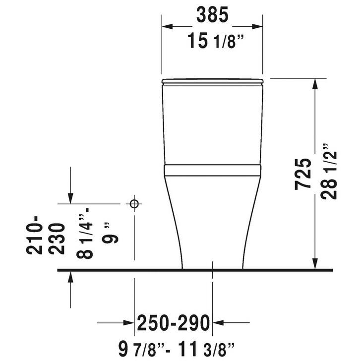 Duravit DuraStyle One-Piece Toilet 2157010085 White