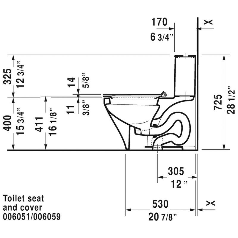 Duravit DuraStyle One-Piece Toilet 2157010085 White