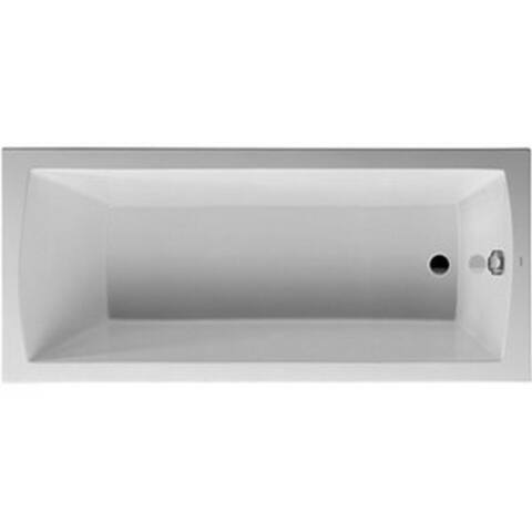 Duravit 66.88-inch White Alpin Daro Soaking Bathtub
