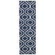 preview thumbnail 10 of 23, Nourison Linear LIN15 Area Rug 2'3" x 7'6" Runner - Navy - Rectangle