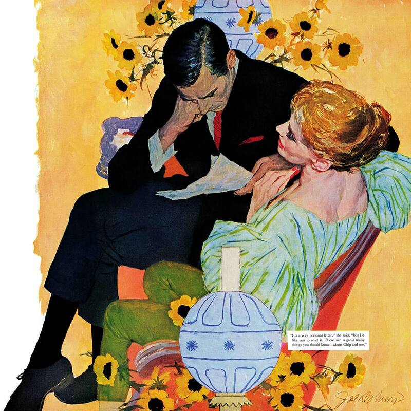 Marmont Hill - "Love Dies Slowly" by Joe de Mers Painting Print on Canvas - Multi-Color