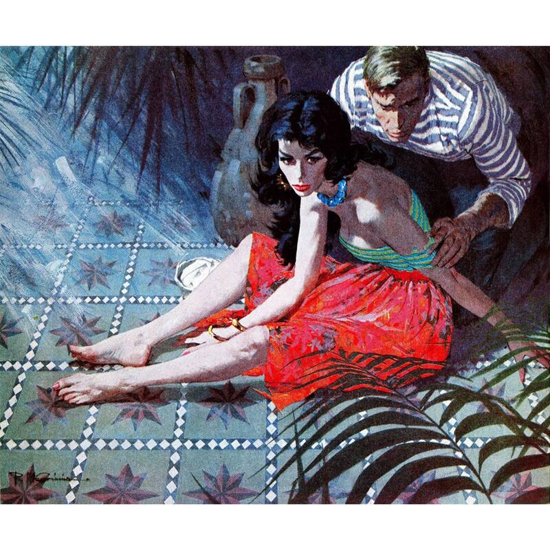 Marmont Hill - "Beauty is the Prize" by Robert McGinnis Painting Print on Canvas - Multi-Color