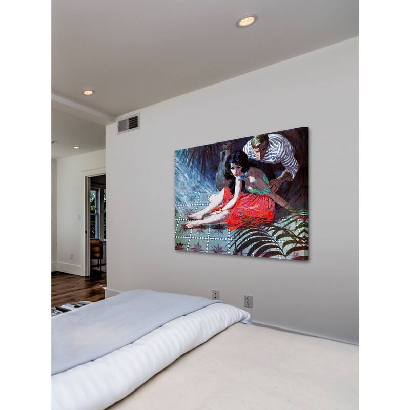 Marmont Hill - "Beauty is the Prize" by Robert McGinnis Painting Print on Canvas - Multi-Color