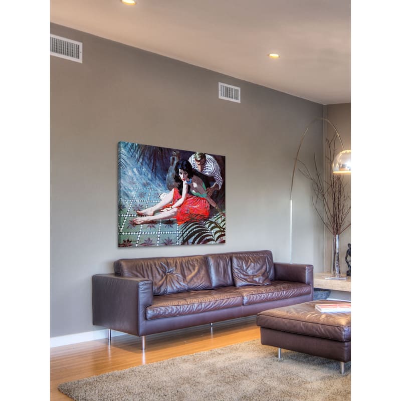 Marmont Hill - "Beauty is the Prize" by Robert McGinnis Painting Print on Canvas - Multi-Color