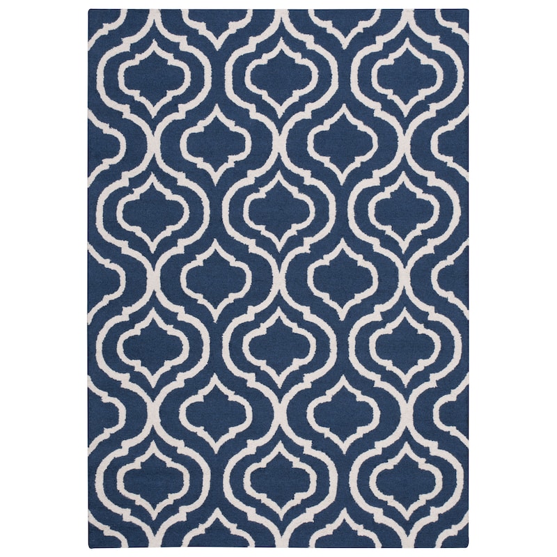 Nourison Linear LIN15 Area Rug - 8' x 11" - Navy - Rectangle