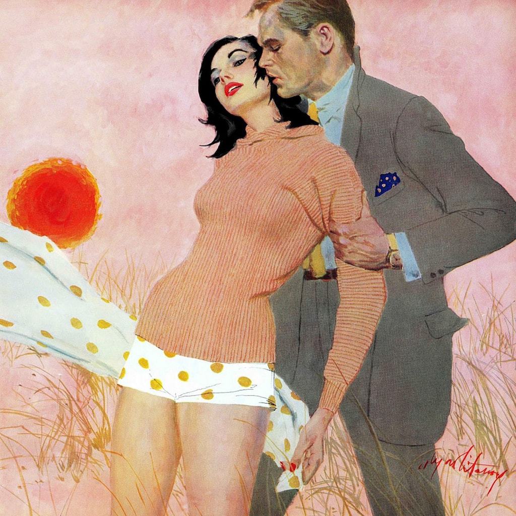 Marmont Hill - "The Lady and the Landlord" by Coby Whitmore Painting Print on Canvas - Multi-Color