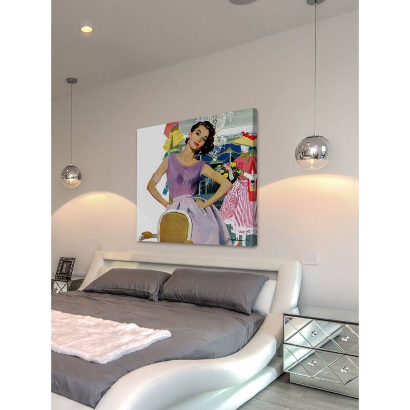 Marmont Hill - "Last Day in Paris" by Joseph Bowler Painting Print on Canvas - Multi-Color