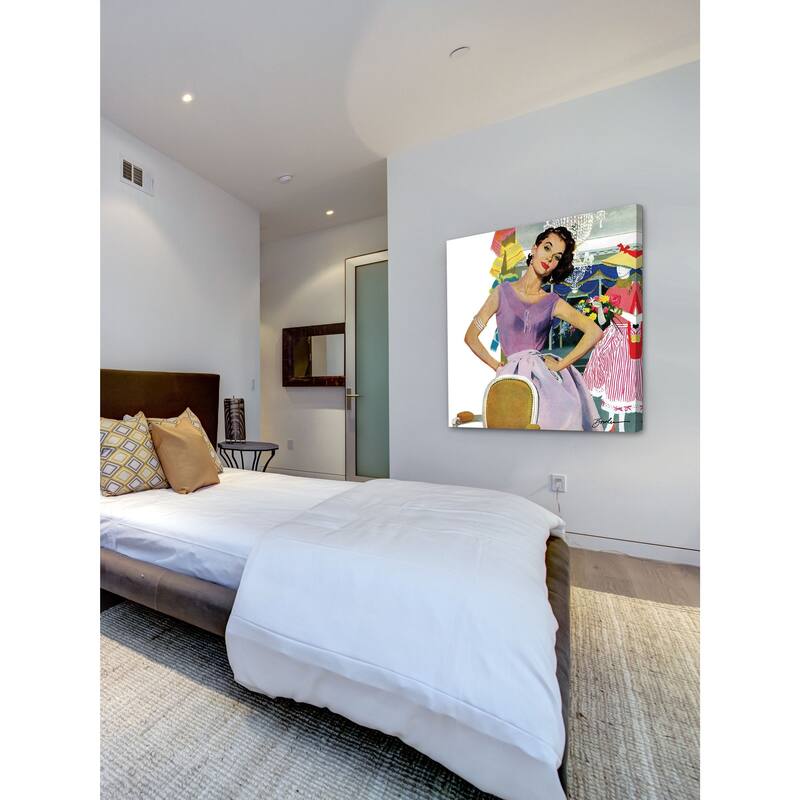 Marmont Hill - "Last Day in Paris" by Joseph Bowler Painting Print on Canvas - Multi-Color