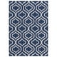 preview thumbnail 22 of 23, Nourison Linear LIN15 Area Rug 5' x 7' - Navy - Rectangle