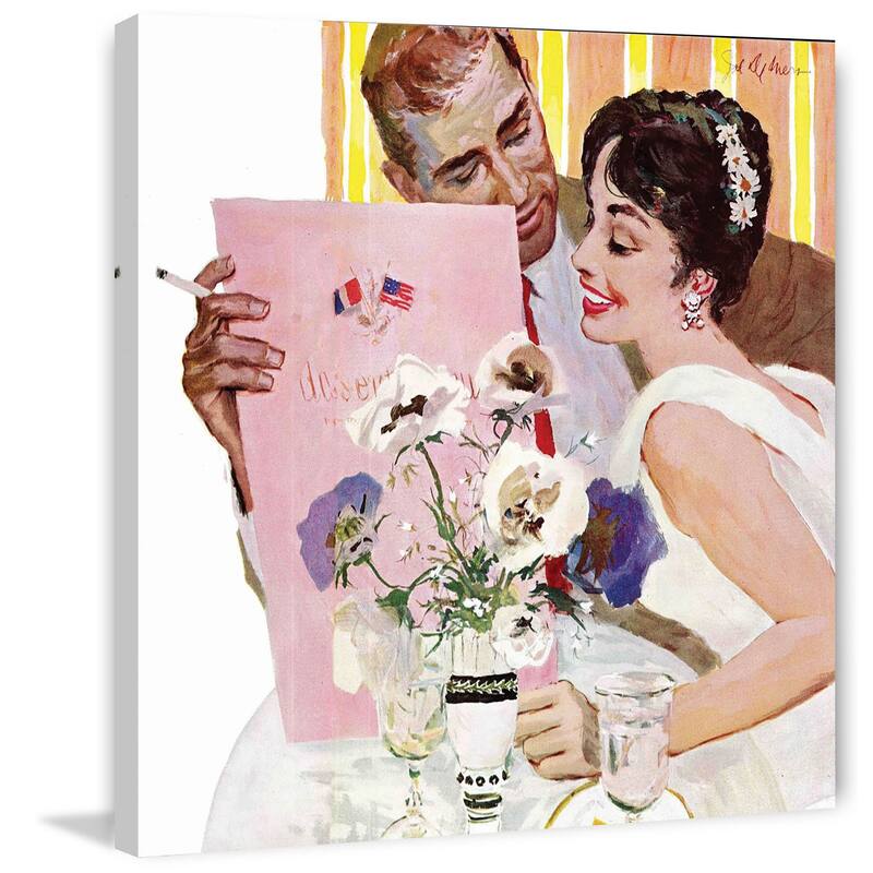 Marmont Hill - "Scandal in the Family" by Joe de Mers Painting Print on Canvas - Multi-Color