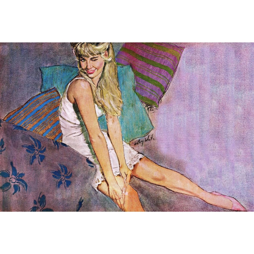 Marmont Hill - "The Lady Who Played a Fool" by Coby Whitmore Painting Print on Canvas - Multi-Color