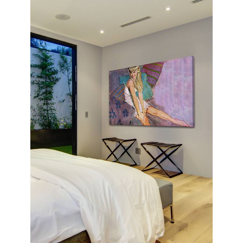 Marmont Hill - "The Lady Who Played a Fool" by Coby Whitmore Painting Print on Canvas - Multi-Color