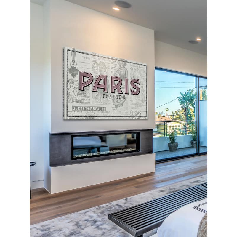 Marmont Hill - "Paris Fashion" by Saturday Evening Post Painting Print on Canvas - Multi-Color