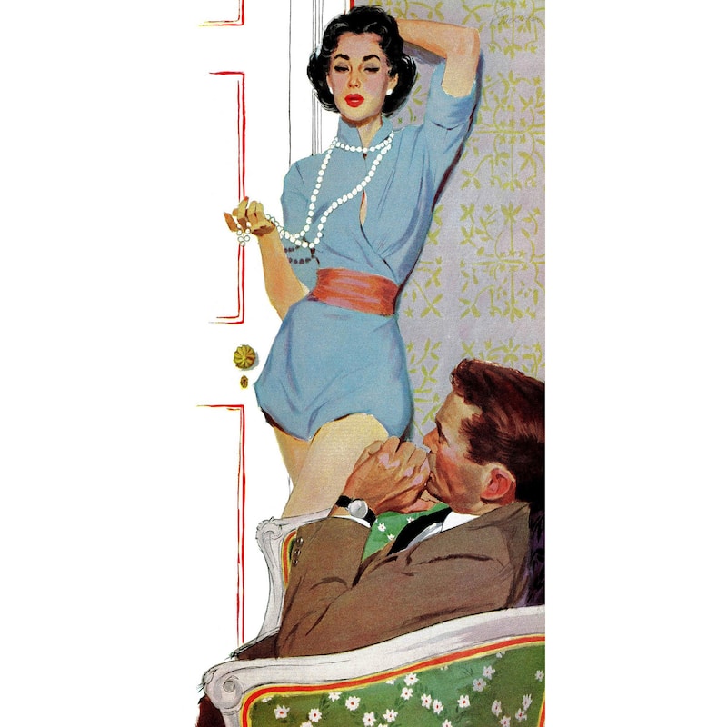 Marmont Hill - "Lovely Neighbor" by Lynn Buckham Painting Print on Canvas - Multi-Color