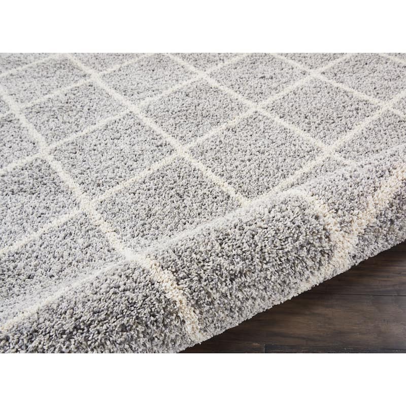 Nourison Brisbane Shag Ash Rug - 8' 2" x 10'