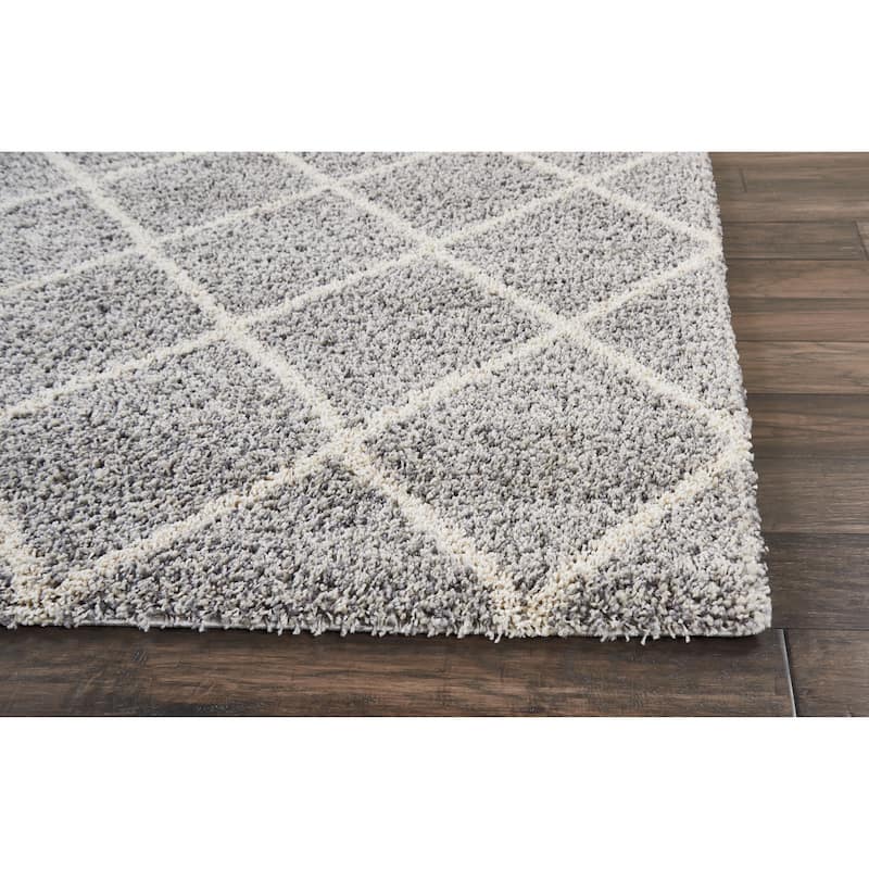 Nourison Brisbane Shag Ash Rug - 8' 2" x 10'