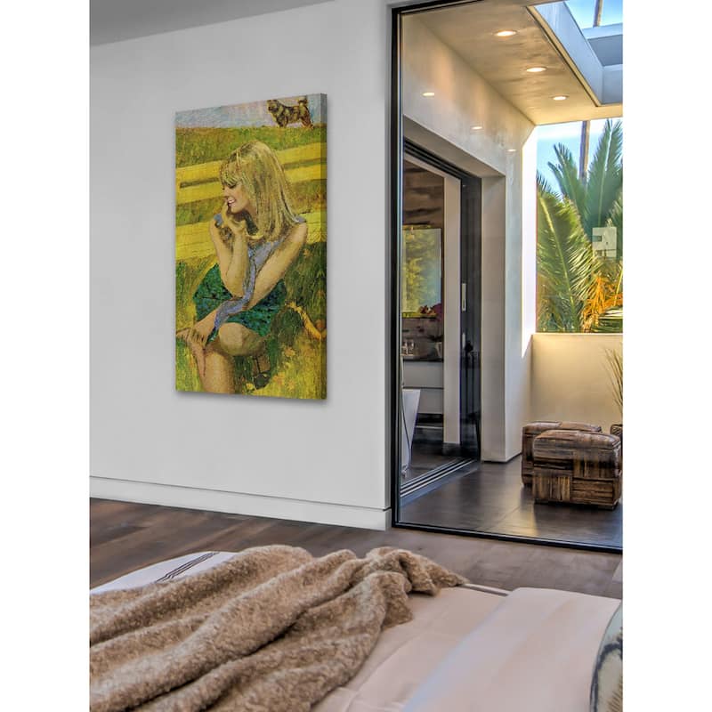 Marmont Hill - "Pastel Portrait" by Coby Whitmore Painting Print on Canvas - Multi-Color