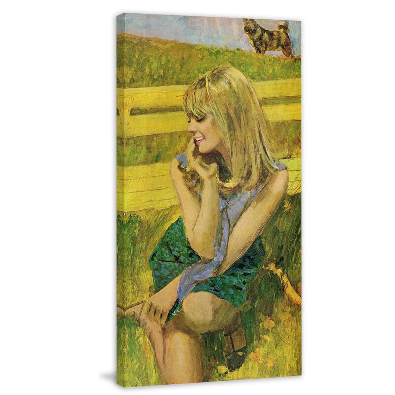Marmont Hill - "Pastel Portrait" by Coby Whitmore Painting Print on Canvas - Multi-Color