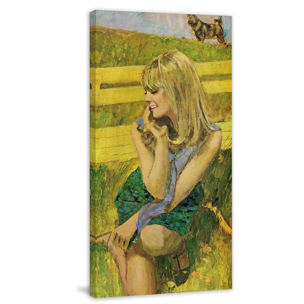 Marmont Hill - "Pastel Portrait" by Coby Whitmore Painting Print on Canvas - Multi-Color