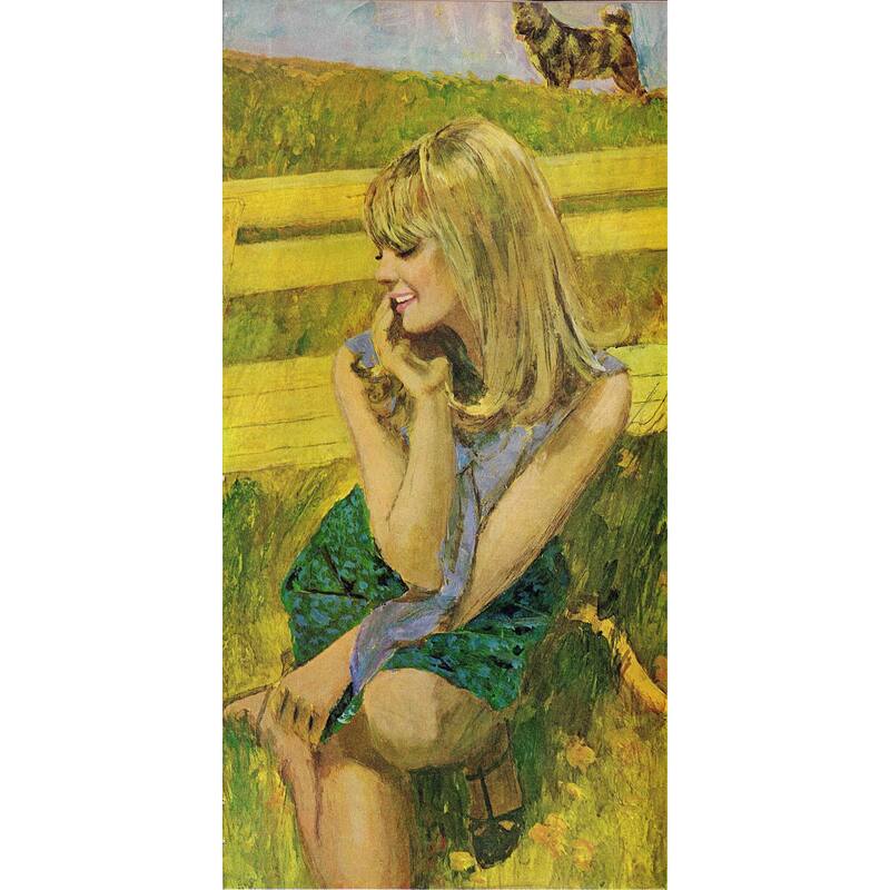 Marmont Hill - "Pastel Portrait" by Coby Whitmore Painting Print on Canvas - Multi-Color