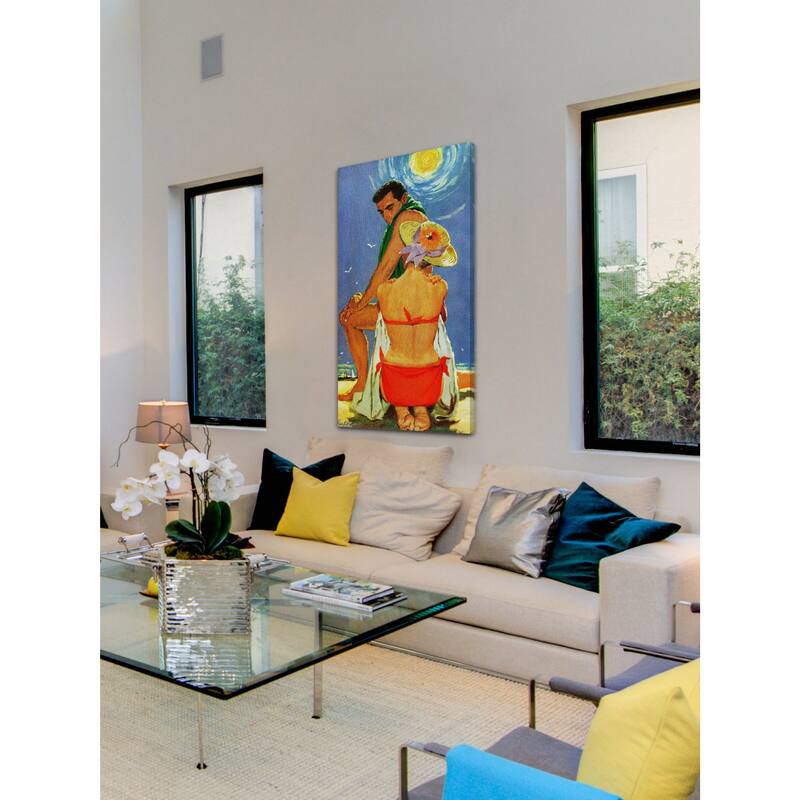 Marmont Hill - "The Eighteenth Bachelor" by Lynn Buckham Painting Print on Canvas - Multi-Color