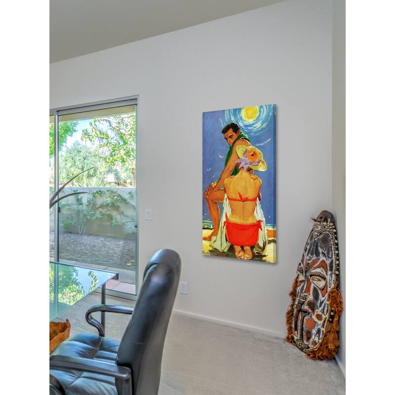 Marmont Hill - "The Eighteenth Bachelor" by Lynn Buckham Painting Print on Canvas - Multi-Color