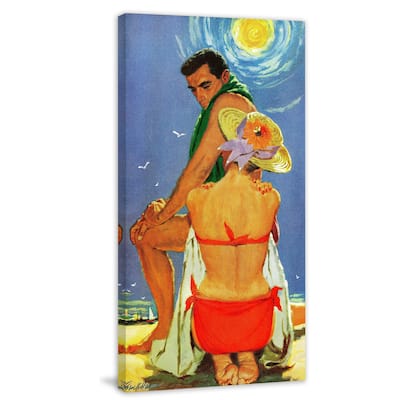 Marmont Hill - "The Eighteenth Bachelor" by Lynn Buckham Painting Print on Canvas - Multi-Color