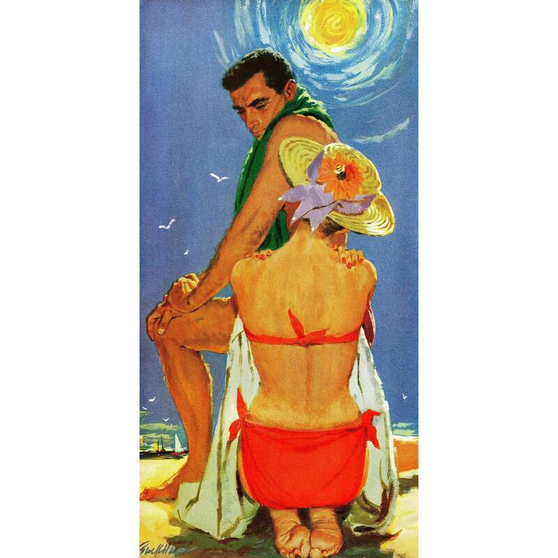Marmont Hill - "The Eighteenth Bachelor" by Lynn Buckham Painting Print on Canvas - Multi-Color