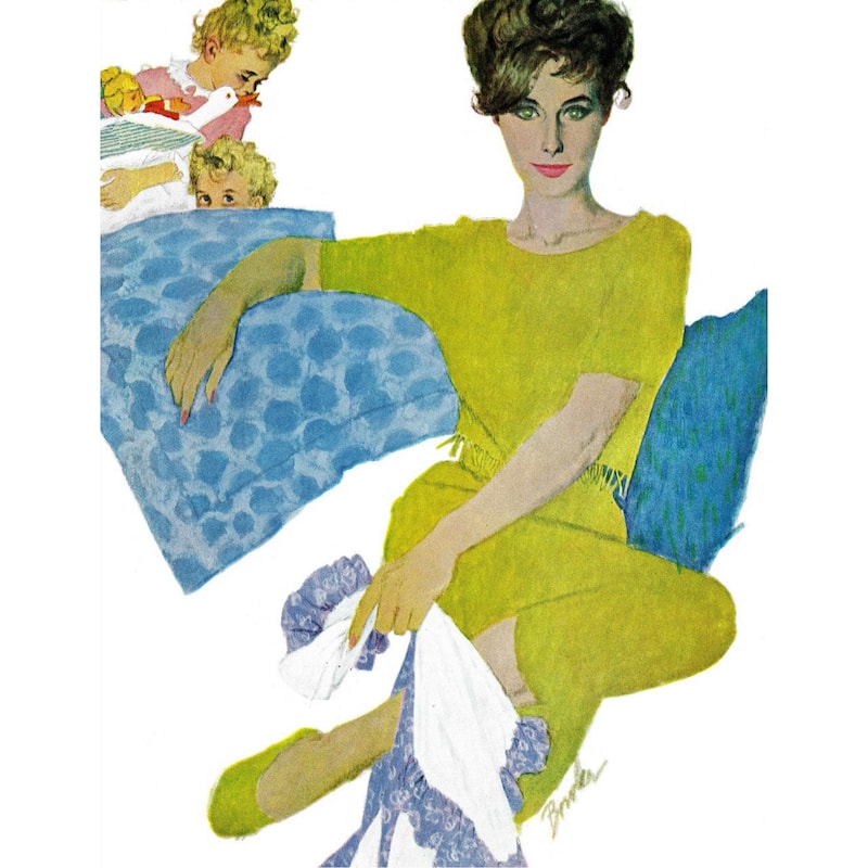 Marmont Hill - "The Girl Who Pretended" by Joseph Bowler Painting Print on Canvas - Multi-Color