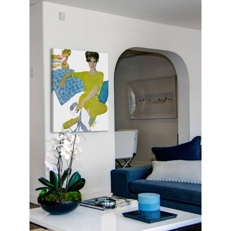 Marmont Hill - "The Girl Who Pretended" by Joseph Bowler Painting Print on Canvas - Multi-Color